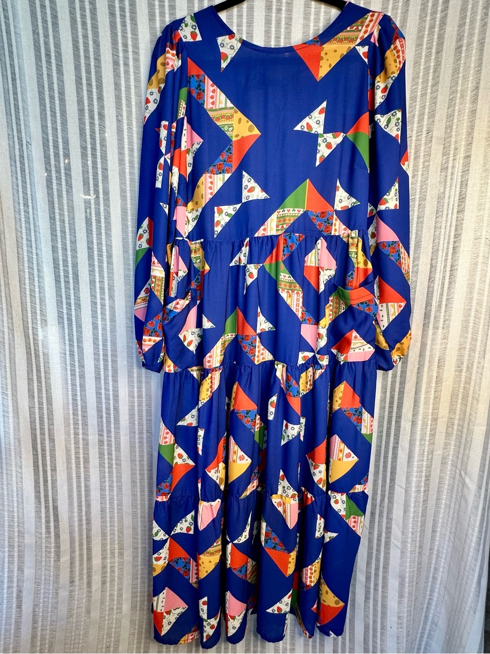Lisa Says Gah Maxine Midi Dress Alpine Quilt - Picture 12 of 12